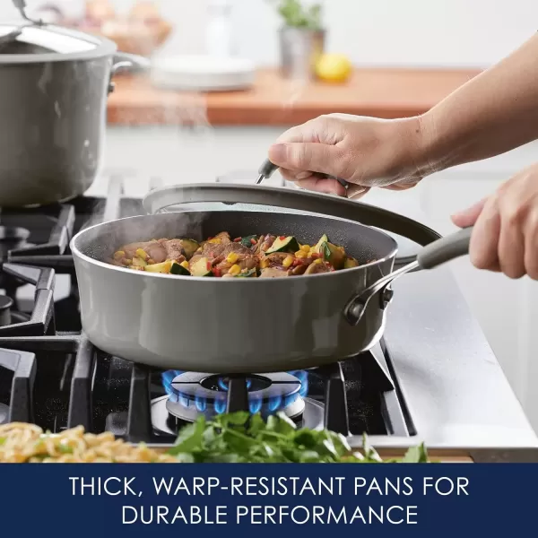 imageRachael Ray Cook  Create Nonstick Saut Pan with Lid 3 Quart GrayGray