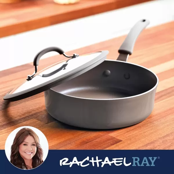 imageRachael Ray Cook  Create Nonstick Saut Pan with Lid 3 Quart GrayGray