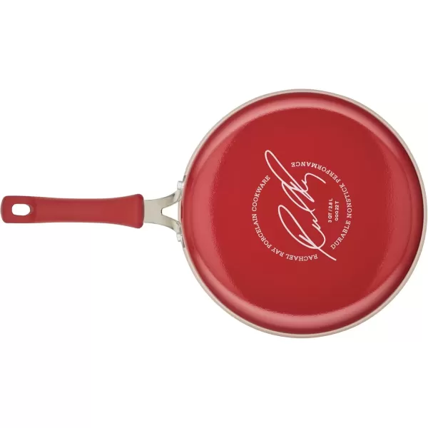 imageRachael Ray Cook  Create Nonstick Saut Pan with Lid 3 Quart GrayRed