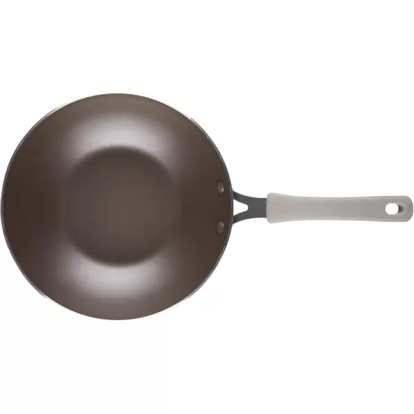 imageRachael Ray Cook  Create Nonstick Stir Fry PanWok 105 Inch Agave BlueGray