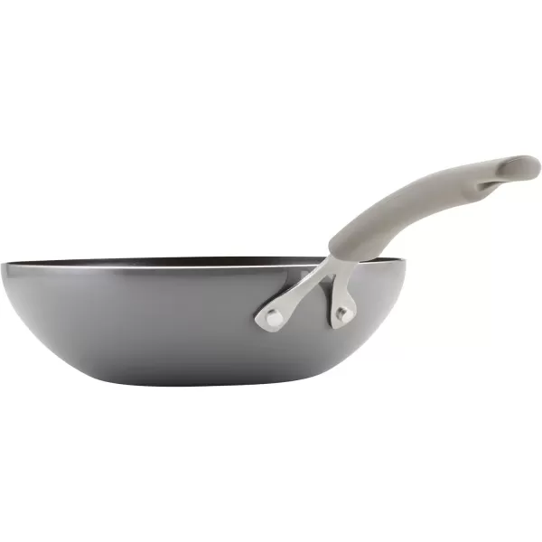imageRachael Ray Cook  Create Nonstick Stir Fry PanWok 105 Inch Agave BlueGray
