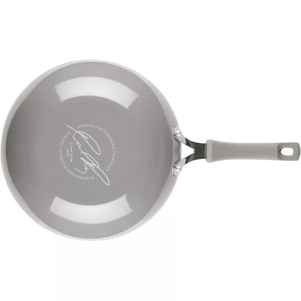 imageRachael Ray Cook  Create Nonstick Stir Fry PanWok 105 Inch Agave BlueGray