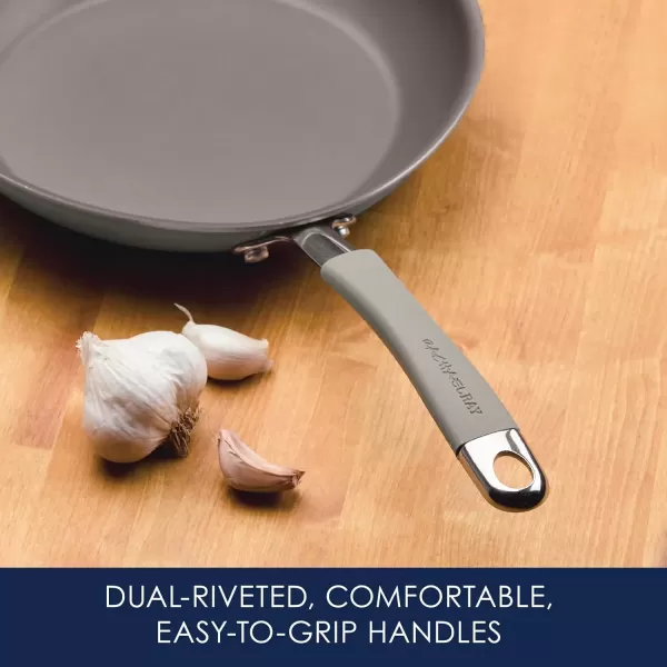 imageRachael Ray Cucina Nonstick CookwarePots and Pans Set 10 Piece  Sea Salt GraySea Salt Gray