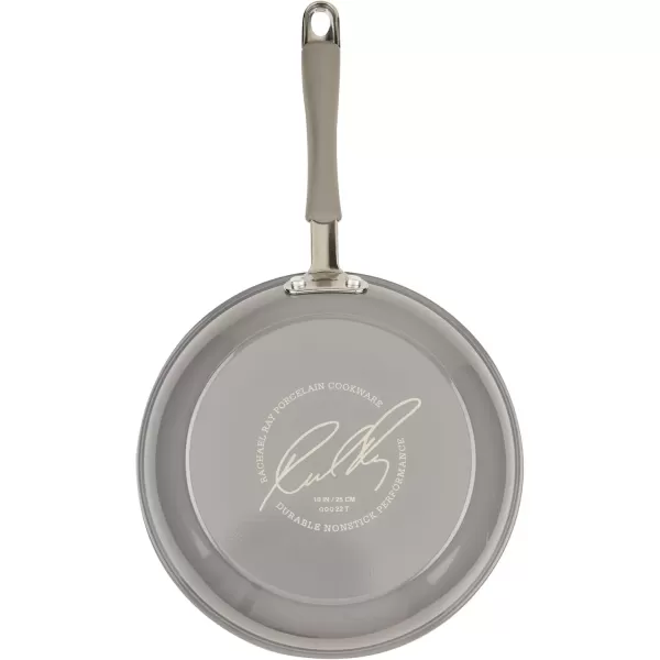 imageRachael Ray Cucina Nonstick CookwarePots and Pans Set 10 Piece  Sea Salt GraySea Salt Gray