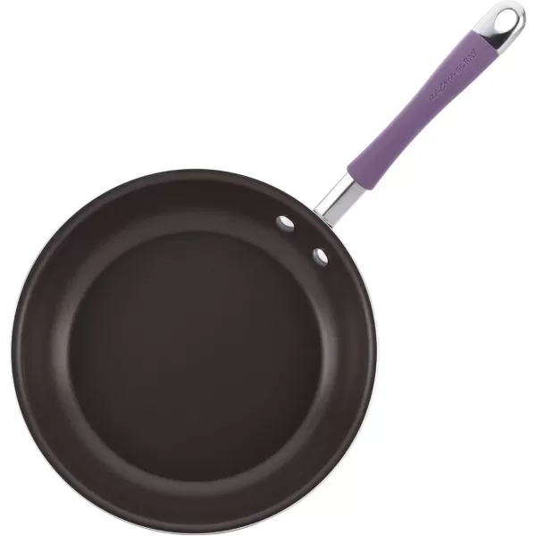 imageRachael Ray Cucina Nonstick Frying Pan  Fry Pan  Skillet  125 Inch GrayLavender Purple