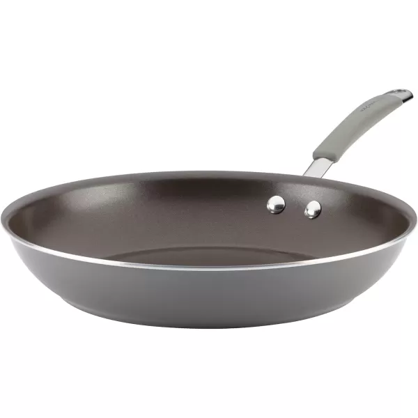 imageRachael Ray Cucina Nonstick Frying Pan  Fry Pan  Skillet  125 Inch GraySea Salt Gray