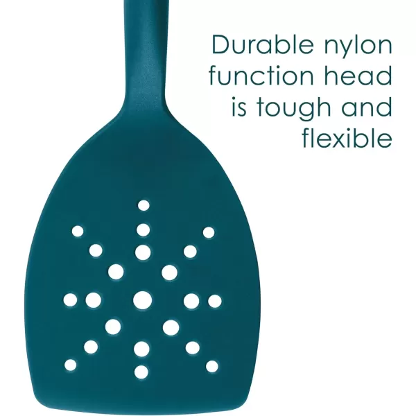 imageRachael Ray Gadgets Lazy Tools Nonstick KitchenCooking Utensil Set 6 Piece Teal