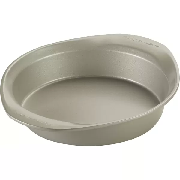 imageRachael Ray Nonstick Bakeware Set without Grips includes Nonstick Baking Pan with Lid and Muffin Pan  Cupcake Pan  3 Piece Silver10 Piece