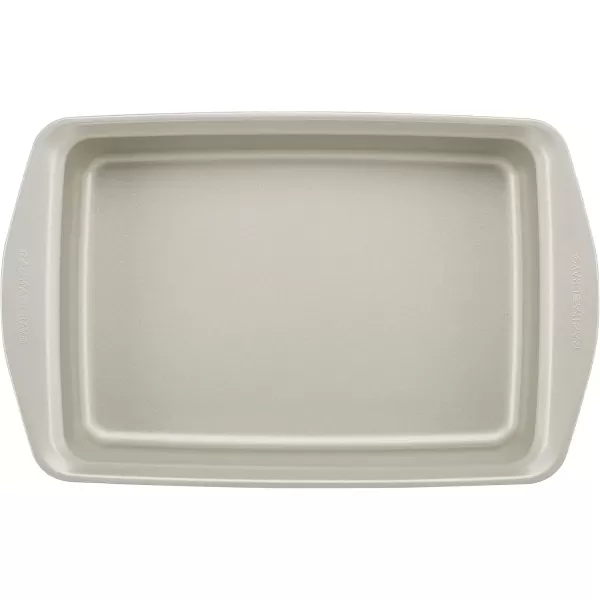 imageRachael Ray Nonstick Bakeware Set without Grips includes Nonstick Baking Pan with Lid and Muffin Pan  Cupcake Pan  3 Piece Silver10 Piece