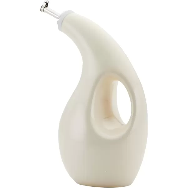 imageRachael Ray Solid Glaze Ceramics EVOO Olive Oil Bottle Dispenser with Spout  24 Ounce BlueAlmond