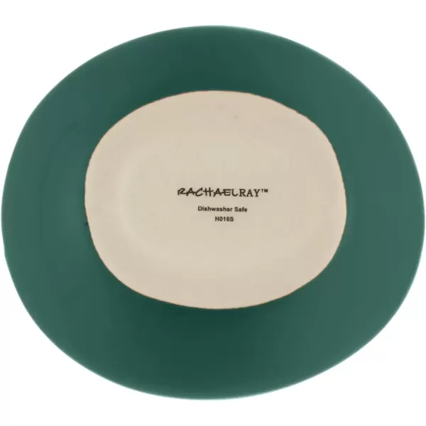 imageRachael Ray Solid Glaze Ceramics EVOO Olive Oil Bottle Dispenser with Spout  24 Ounce BlueDark Green