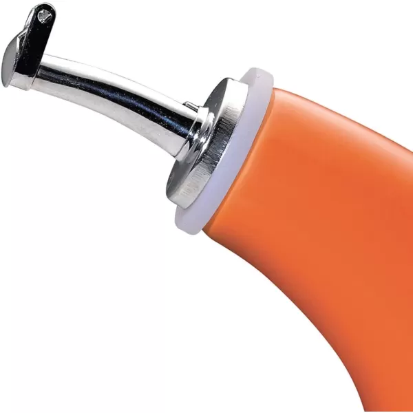 imageRachael Ray Solid Glaze Ceramics EVOO Olive Oil Bottle Dispenser with Spout  24 Ounce BlueOrange
