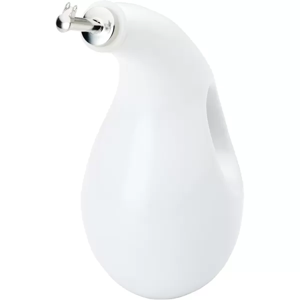 imageRachael Ray Solid Glaze Ceramics EVOO Olive Oil Bottle Dispenser with Spout  24 Ounce BlueWhite