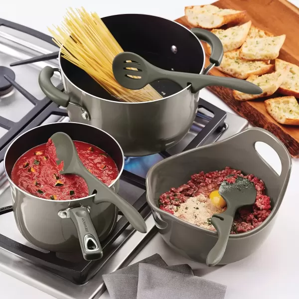 imageRachael Ray Tools ampamp Gadgets 2Piece Lazy Tools Set RedSea Salt Gray