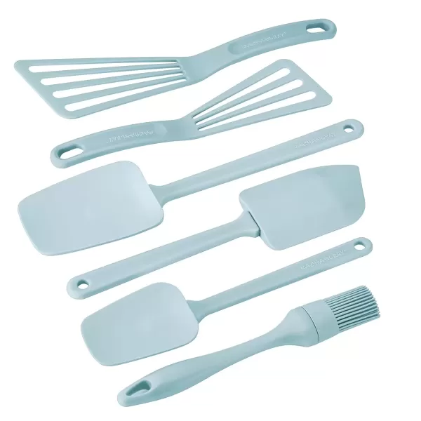 imageRachael Ray Tools ampamp Gadgets Cooking Utensils Set 6 Piece  Sky Blue