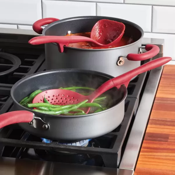 imageRachael Ray Tools and Gadgets Kitchen Cooking Utensils Set 2 Piece RedRed