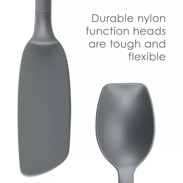 imageRachael Ray Tools and Gadgets Lazy Crush ampamp Chop Flexi Turner and Scraping Spoon Set  Cooking Utensils  3 Piece Light BlueGray