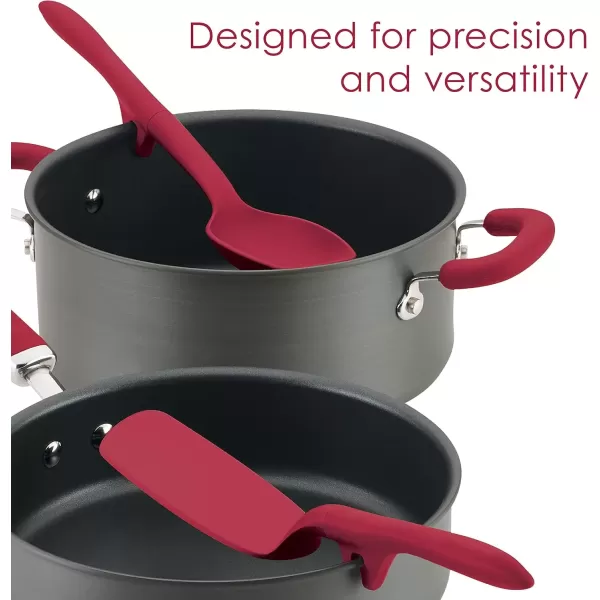 imageRachael Ray Tools and Gadgets Lazy Crush ampamp Chop Flexi Turner and Scraping Spoon Set  Cooking Utensils  3 Piece Light BlueRed