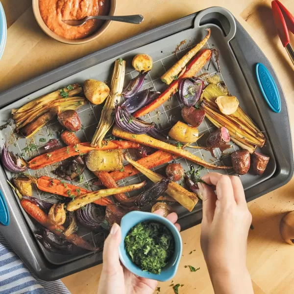 imageRachael Ray Tools and Gadgets Silicone Nonstick Roasting and Baking Mat 10 Inch x 1475 Inch Gray