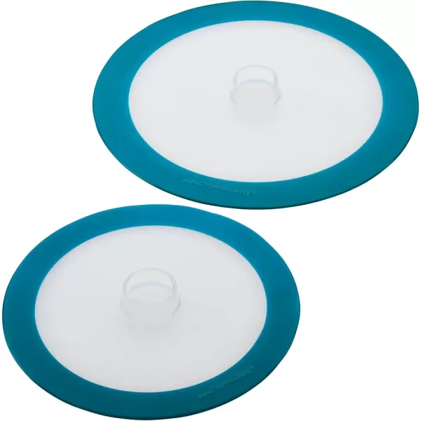 imageRachael Ray Tools and Gadgets Silicone Suction Lid Set 2 Piece TealTeal