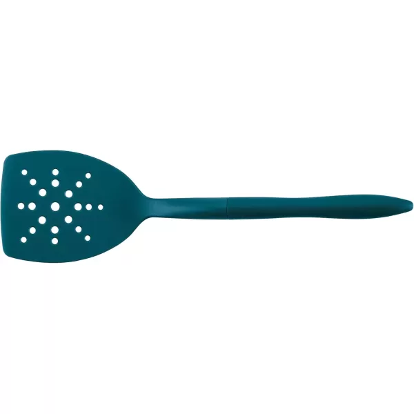 imageRachael Ray Tools and Gadgets Spoon Slotted and Solid Turners Set Cooking Utensils  3 Piece Teal BlueTeal