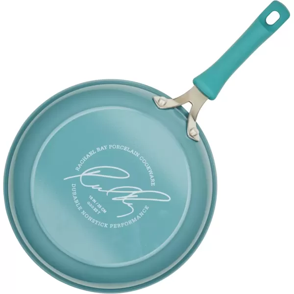 imageRachael Ray Cook  Create Nonstick CookwarePots and Pan Set 10 Piece Agave Blue