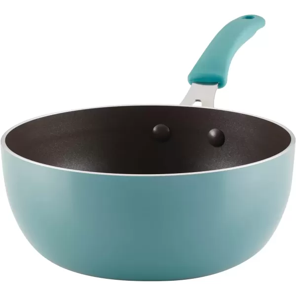 imageRachael Ray Cook  Create Nonstick Saucier PanSaucepan 3 Quart Agave BlueAgave Blue