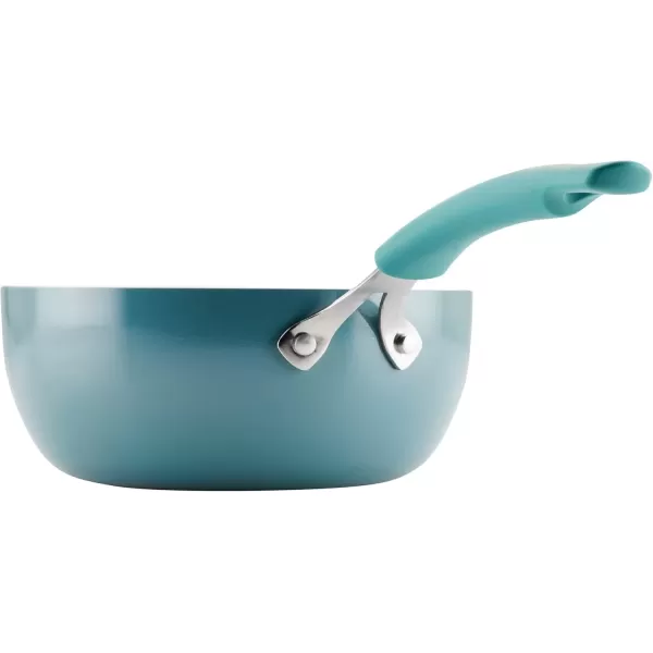 imageRachael Ray Cook  Create Nonstick Saucier PanSaucepan 3 Quart Agave BlueAgave Blue