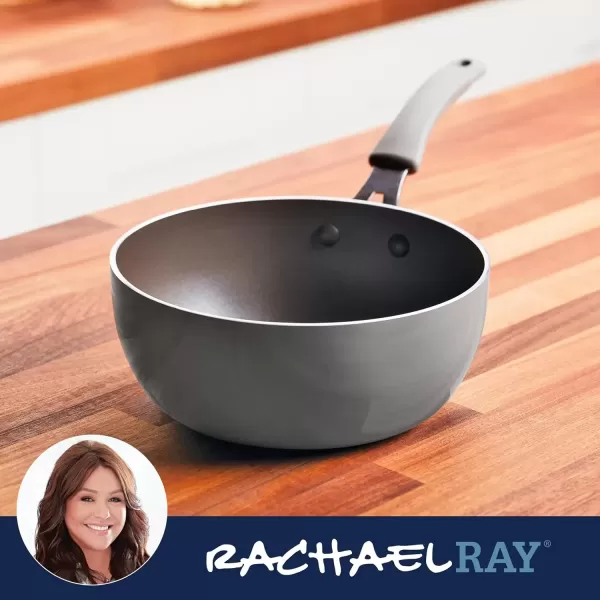 imageRachael Ray Cook  Create Nonstick Saucier PanSaucepan 3 Quart Agave BlueGray
