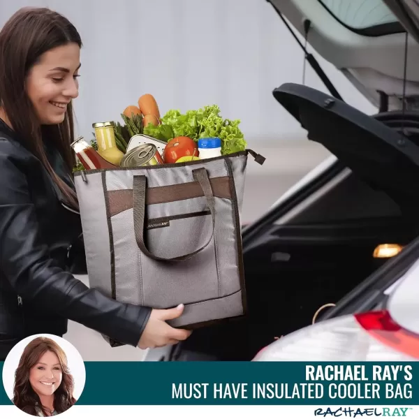 imageRachael Ray Chillout Cooler Bag Insulated Cooler Bag Soft Cooler Bag Cooler Bags Insulated Leak Proof Cooler Bags Insulated for Travel Portable Cooler Bag Soft Sided Cooler BagSea Salt Grey