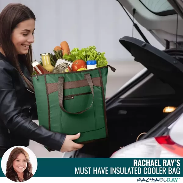 imageRachael Ray Chillout Cooler Bag Insulated Cooler Bag Soft Cooler Bag Cooler Bags Insulated Leak Proof Cooler Bags Insulated for Travel Portable Cooler Bag Soft Sided Cooler BagForest Green