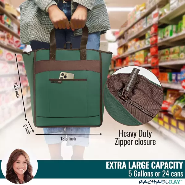 imageRachael Ray Chillout Cooler Bag Insulated Cooler Bag Soft Cooler Bag Cooler Bags Insulated Leak Proof Cooler Bags Insulated for Travel Portable Cooler Bag Soft Sided Cooler BagForest Green