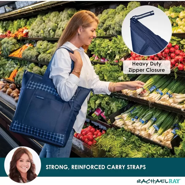 imageRachael Ray Chillout Cooler Bag Insulated Cooler Bag Soft Cooler Bag Cooler Bags Insulated Leak Proof Cooler Bags Insulated for Travel Portable Cooler Bag Soft Sided Cooler BagBlue Gingham