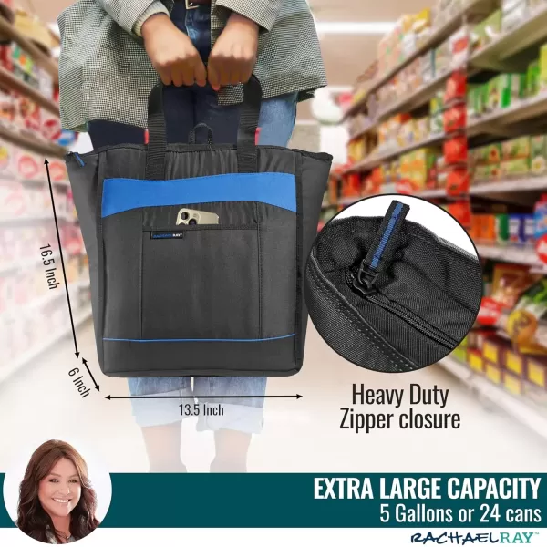 imageRachael Ray Chillout Cooler Bag Insulated Cooler Bag Soft Cooler Bag Cooler Bags Insulated Leak Proof Cooler Bags Insulated for Travel Portable Cooler Bag Soft Sided Cooler BagBlack