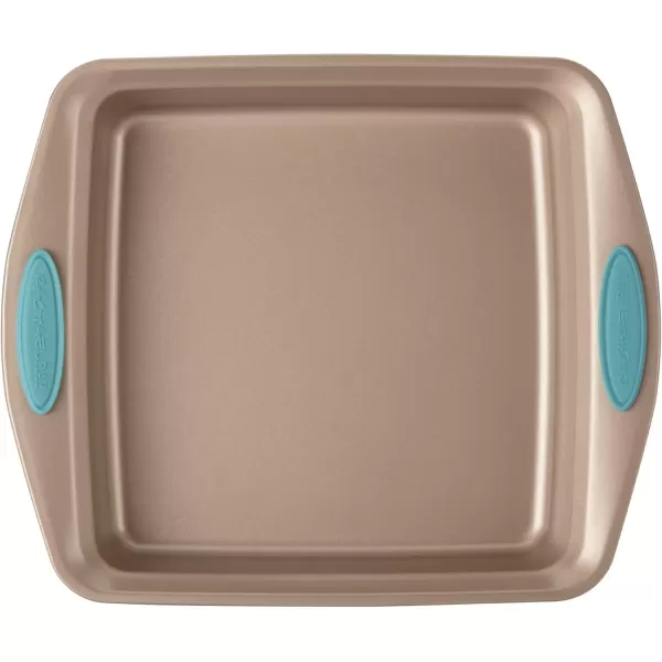imageRachael Ray Cucina Nonstick Baking Pan  Nonstick Cake Pan Square  9 Inch Brown