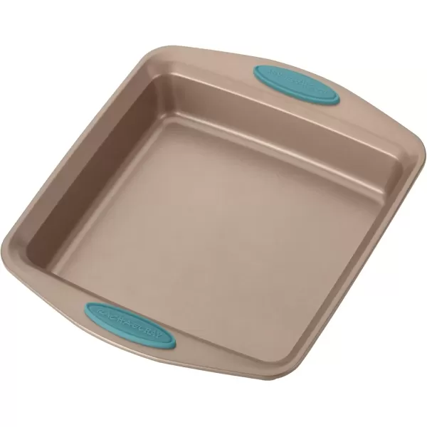 imageRachael Ray Cucina Nonstick Baking Pan  Nonstick Cake Pan Square  9 Inch Brown