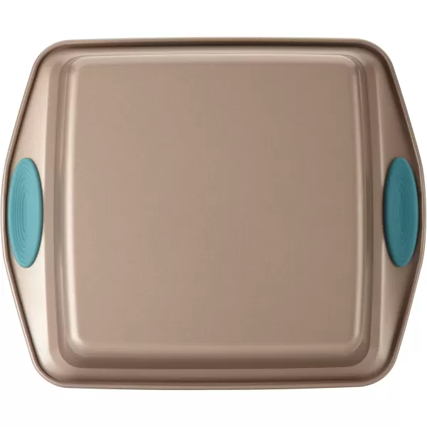 imageRachael Ray Cucina Nonstick Baking Pan  Nonstick Cake Pan Square  9 Inch Brown