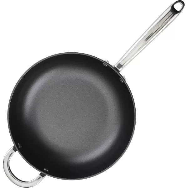 imageRachael Ray 80090 Professional Hard Anodized Nonstick Cookware Oval Pasta PotBraiser 8 Quart  Gray4 Quarts
