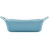 imageRachael Ray Solid Glaze Ceramics Au Gratin BakewareBaker Set Rectangular 2 Piece RedAgave Blue