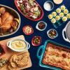 imageRachael Ray Solid Glaze Ceramics Au Gratin BakewareBaker Set Rectangular 2 Piece RedAgave Blue