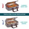 imageRachael Ray Lasagna Lugger Thermal Insulated Casserole Carrier for Hot or Cold Food Lugger Tote for Pockluck Parties Picnic and Cookouts Fits 9quot x 13quot Baking Dish Sea Salt GreyBurgundy