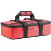 imageRachael Ray Lasagna Lugger Thermal Insulated Casserole Carrier for Hot or Cold Food Lugger Tote for Pockluck Parties Picnic and Cookouts Fits 9quot x 13quot Baking Dish Sea Salt GreyRed Buffalo Print