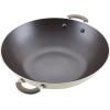 imageRachael Ray Cook  Create Nonstick Wok Pan with Side Handles Oven Safe Easy to Clean 14 Inch Almond