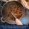 imageRachael Ray Cook  Create Nonstick Wok Pan with Side Handles Oven Safe Easy to Clean 14 Inch Almond
