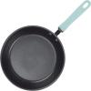 imageRachael Ray Create Delicious Deep Hard Anodized Nonstick Frying Pan  Fry Pan  Hard Anodized Skillet  1025 Inch GrayLight Blue Handle