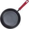 imageRachael Ray Create Delicious Deep Hard Anodized Nonstick Frying Pan  Fry Pan  Hard Anodized Skillet  1025 Inch GrayRed Handle
