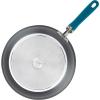 imageRachael Ray Create Delicious Deep Hard Anodized Nonstick Frying Pan  Fry Pan  Hard Anodized Skillet  1025 Inch GrayTeal Handle