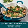 imageRachael Ray Create Delicious Nonstick WokStir Fry PanWok Pan  1425 Inch Teal Blue ShimmerTeal Shimmer Blue