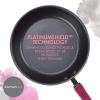 imageRachael Ray Twin Pack Hard Anodized Aluminum Skillet Set 95 ampamp 1175Inch Light BlueGray with Burgundy Handle
