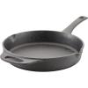 imageRachael Ray Preseasoned Cast Iron Skillet 10 Inch BlackBlack